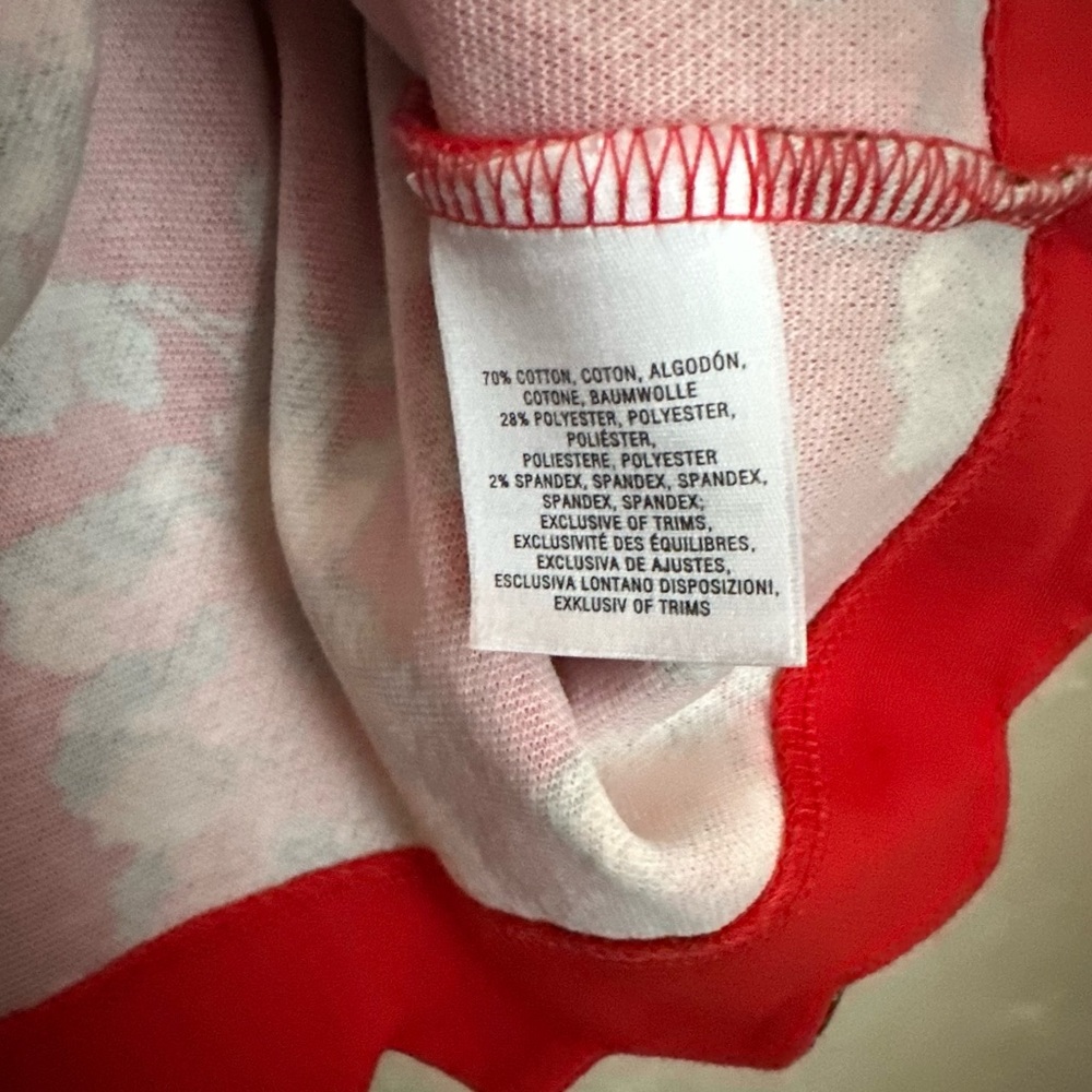 Anthropologie Postage Stamp Red Floral Peplum Top Women Sz S - Picture 4 of 5